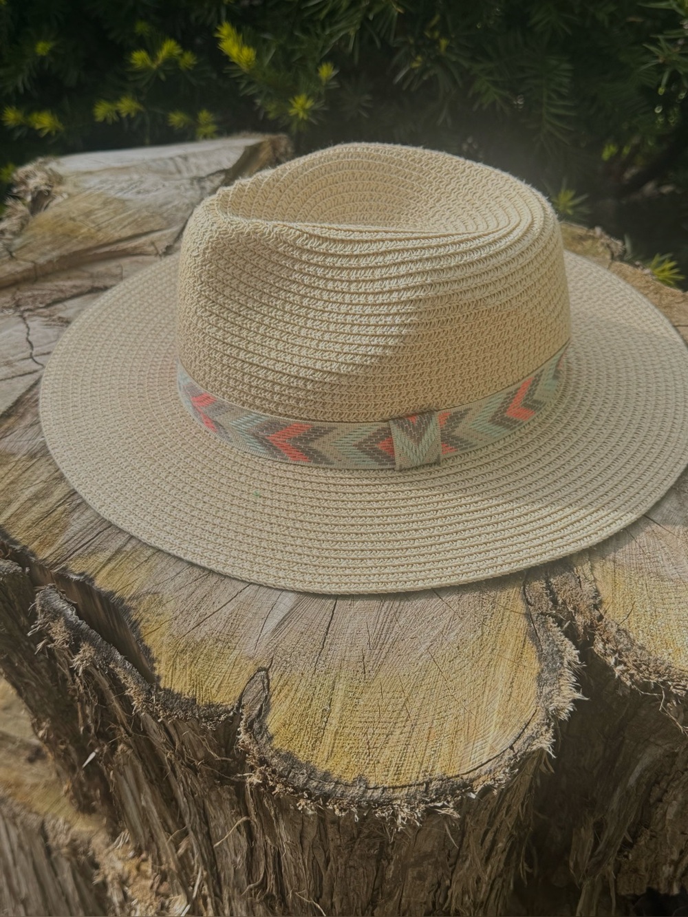 Straw Safari Sun Hat Faux Straw Paper